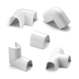 Inofix 2201 Enlaces Surtidos para Cablefix Blanco, Blister 10 Unidades, Fijación a Presión para Cables Eléctricos