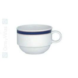 Blue Taza de té n4, Taza de porcelana tradicional, vajilla con acentos de color y borde de oro resistente al lavavajillas (Set de 12) Precio: 17.9927. SKU: B1DDRSPW9H