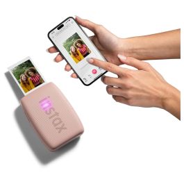 Fujifilm Instax Mini Link 3 - Impresora de fotos instantáneas compacta, conexión inalámbrica, efectos AR, modo collage, USB-C, impresión desde vídeo, ideal para selfies