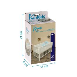 KioKids Mosquitera para Cuna Universal de Bebé, Anti-Mosquitos Transpirable Blanca, para Recién Nacidos (+0 meses)