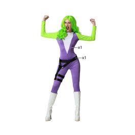 Disfraz Heroe Comic Verde Adulto XS-S Disfraz Heroe Comic Verde Adulto XS-S