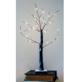 Árbol 3D sakura 60cm 24 leds calidos a pilas 3xaa