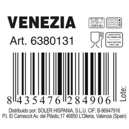 Plato de vidrio Venezia Ø 31 x 2 cm - Inde (6 Unidades) Plato de vidrio Venezia Ø 31 x 2 cm - Inde (6 Unidades)