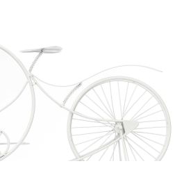 Reloj Forja Bicicleta Grande Blanco Giftdecor 95x50x12 cm