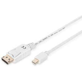Cable DisplayPort Mini a DisplayPort Digitus AK-340102-020-W Blanco 2 m