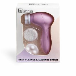 IDC INSTITUTE Cepillo Facial Eléctrico DEEP CLEANSE & MASSAGE con 3 Cabezales Intercambiables y 2 Velocidades para Limpieza Profunda 1 ud. Precio: 5.79000004. SKU: B1BTRFVDLZ