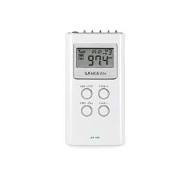 Radio Portátil Sangean DT-120 Blanco Radio Portátil Sangean DT-120 Blanco