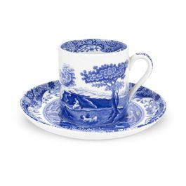 Spode Blue Italian Taza de Café con Plato 90 ml (4 Unidades) Precio: 133.50000059. SKU: B1BSJCM2J2