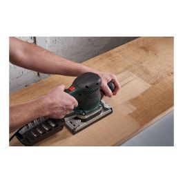 Wolfcraft 1766000 Hojas de lijar adhesivas de corindón 93x185mm, grano 40, para madera/metal, set 10 unidades