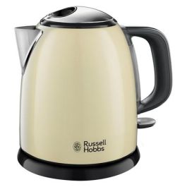 Russell Hobbs 24994-70 Hervidor Mini Colours Plus+ Crema 1 Litro, Diseño Discreto, Ahorro Energía