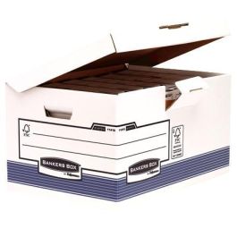 Fellowes Maxi Contenedor de Archivos con Tapa Fija System Azul Extra Resistente para 6 Cajas/7 Archivadores Precio: 10.69000031. SKU: B1FX58VPQ4