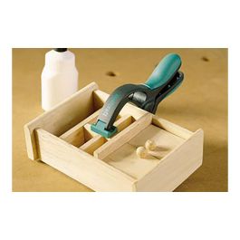 Wolfcraft Pinza de Resorte Profesional 1 Pulg FZ 40 mm Metal / PVC Verde