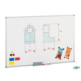 Faibo Pizarra Blanca Metálica Marco de Aluminio 90x120 cm Lacado Blanco Precio: 46.88999986. SKU: S8406954