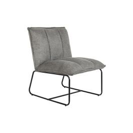 Sillon Urban DKD Home Decor Gris Negro 71 x 77 x 66 cm Sillon Urban DKD Home Decor Gris Negro 71 x 77 x 66 cm