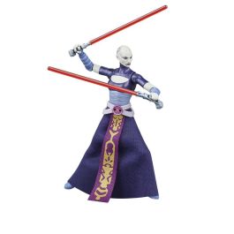 Hasbro Figura Star Wars The Vintage Collection Asajj Ventress The Clone Wars 9.5 cm con 4 accesorios de coleccionista