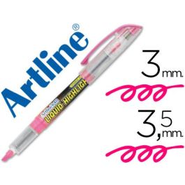 Rotulador Artline Fluorescente Ek-640 Rosa Punta Biselada 12 unidades