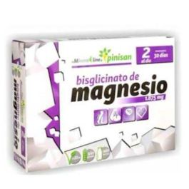 PINISAN Bisglicinato de Magnesio 60 Comprimidos. Reduce cansancio, fatiga y mejora absorción. 100% Vegano, sin gluten Precio: 13.7900004. SKU: B188BF9WHL
