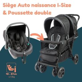 Cochecito Doble BAMBISOL - Totalmente equipado - Protector de lluvia incluido - Fácil plegado Cochecito Doble BAMBISOL - Totalmente equipado - Protector de lluvia incluido - Fácil plegado