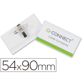 Q-connect Identificador KF17458 con Pinza e Imperdible 54x90 mm Precio: 12.50000059. SKU: B1GNAHF8YY