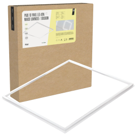 BX3 LIGHT Pack de 10 Paneles LED 40W 60x60 cm Marco Luminoso, 3600 Lm 6000K, para Techo Desmontable, BX3-LPF-6060-40W-CW Precio: 275.5896. SKU: B1AJJ2VD72