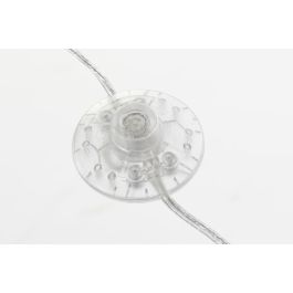DKD Home Decor Lámpara de Pie Estilo Glamour con Pantalla de Plumas y Base de Metal, Color Blanco. Medidas: 40 cm Ancho x 40 cm Fondo x 150 cm Alto.