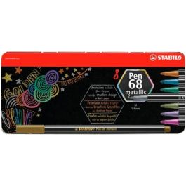 Stabilo Rotuladores Pen 68 Metallic C-Surtidos Metálicos Estuche De Metal 8 Ud Precio: 13.59000005. SKU: B1J6QP2X46