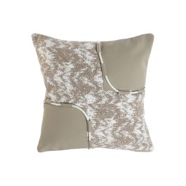 DKD Home Decor Cojin Beige 45 x 45 x 10 cm Tejido Poliester Jacquard Pu Precio: 19.98999981. SKU: B1DM8PFPL3