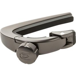 Dunlop Cejilla Pivot Gun Metal Black para Guitarra con Tensión Uniforme y Entonación Precisa