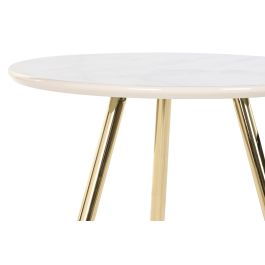 Mesita Auxiliar Moderno DKD Home Decor Blanco Negro 46 x 45 x 46 cm Set de 2 Mesita Auxiliar Moderno DKD Home Decor Blanco Negro 46 x 45 x 46 cm Set de 2