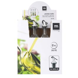 Aceitera de vidrio 750 ml con tapón Anna (12 Unidades) Aceitera de vidrio 750 ml con tapón Anna (12 Unidades)