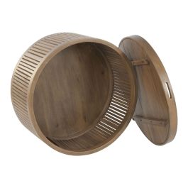 Mesa de Centro Home ESPRIT Marrón 76 x 76 x 46 cm