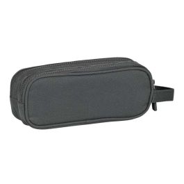 Safta Basics Estuche Escolar Portatodo Doble. Con Dos Compartimentos y Cremalleras. Ideal para Material Escolar. Medidas 80x60x210 mm Safta Basics Estuche Escolar Portatodo Doble. Con Dos Compartimentos y Cremalleras. Ideal para Material Escolar. Medidas 80x60x210 mm
