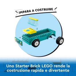 Juego de construccion ambulancia de emergencias y chico con snowboard lego city Juego de construccion ambulancia de emergencias y chico con snowboard lego city