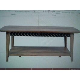 Mesa Centro Moderno DKD Home Decor Negro Natural 60 x 45 x 117 cm