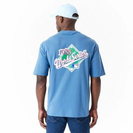 Camiseta de Manga Corta Hombre New Era LA Dodgers MLB World Series Azul