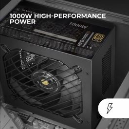 Mars Gaming MPB1000SI Fuente Alimentación 1000W 80 Plus Gold ATX Ventilador 140mm Silencioso