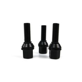 Omp Juego de 20 Tornillos Desplazantes para Llantas M12x1.25 Cónico Largo 28mm Llave 17-19 Negro OMPS09761201
