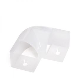 Greenice A1616 Conector Esquina Interior para Perfil Tira LED Flexible y Rígida, Iluminación Armarios Vitrinas