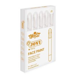 Jovi Maquillaje en barra twist make-up blanco, de aplicación suave y alto poder cubriente. Caja de 5 unidades. Precio: 5.89000049. SKU: B14HS5NTBF