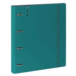 Carpeta Con Recambio Safta Din A4 Cuadro 5 mm Polipropileno Foam 4 Anillas 35 mm Azul Carpeta Con Recambio Safta Din A4 Cuadro 5 mm Polipropileno Foam 4 Anillas 35 mm Azul