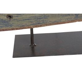 DKD Home Decor Figura Decorativa de Barco Estilo Antique Multicolor fabricada en Madera y Metal con 41 cm de Alto, 37.5 cm de Ancho y 8.5 cm de Largo
