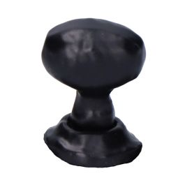 Edm Pomo ovalado 22mm hierro forjado color negro