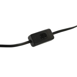 DKD Home Decor Lámpara Sobremesa Moderno Crema Gres y Lino 40 x 76 x 40 cm