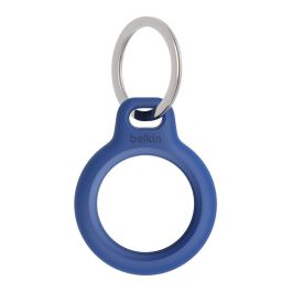 Belkin F8W973BTBLU Llavero para Apple AirTag Azul, Protección Duradera y Ajuste Perfecto para tus Llaves y Mochilas