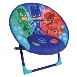 Fun House Asiento de Luna Plegable para Niños - LES PYJAMASQUES - Medidas 52x46x48 cm, Apto desde 3 años