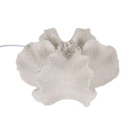 Lámpara de mesa Blanco Resina Piedra Arena 31,8 x 28 x 16,5 cm Precio: 57.69000006. SKU: B1BVLNW5KV