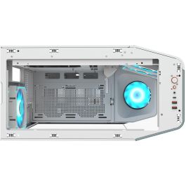 COUGAR FV270 ARGB Midi Tower Gaming PC Blanco con Panel Vidrio Templado e Iluminación RGB - Soporte ATX/EATX