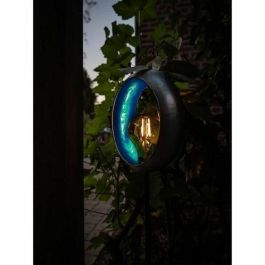 Garden Id 70703448 Linterna solar modelo Lagune, con Ø16 cm y 80 cm de altura, ofrece 6-8 horas de autonomía con batería AAA recargable.
