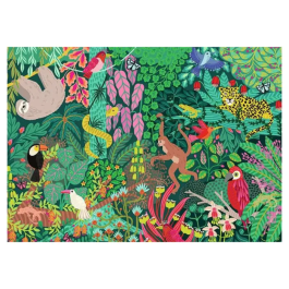 Ravensburger 1739294784447 Rompecabezas de 1000 piezas Selva Mágica