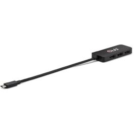 Club3D CSV-1553 MST-Hub USB-C a 3x DisplayPort 4K 60Hz / 8K, USB 3.2 Tipo C, HDR, Negro